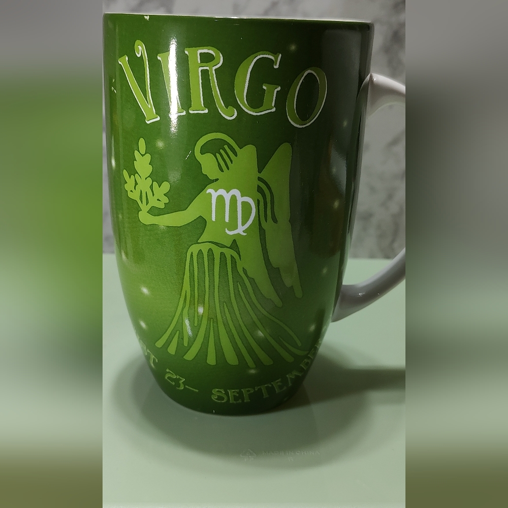 Coventry Virgo porcelain astrology celestial large coffee mug